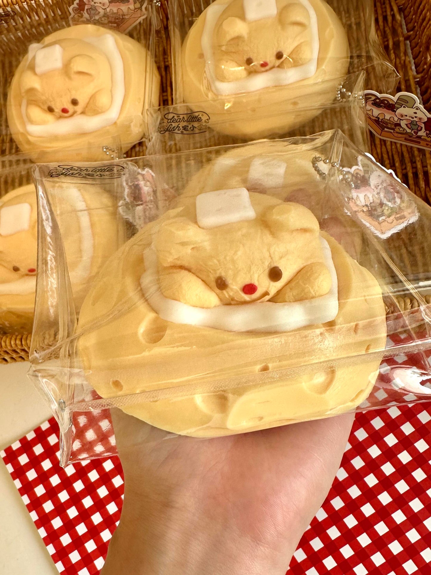 Butter Bear Cheese Squishy
