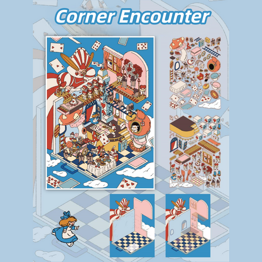 Fairytale 3D Sticker | 3 Cute Miniature Scenes