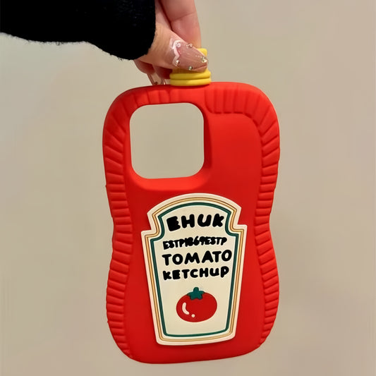 Tomato Bottle Silicone Phone Case