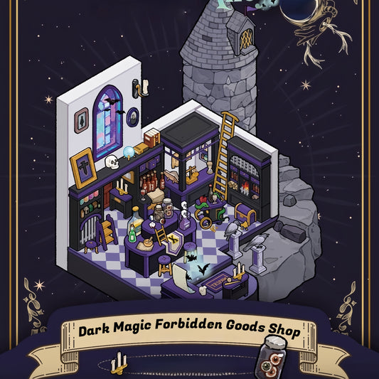 Magic Secret Valley 3D Sticker | 4 Cute Miniature Scenes