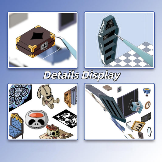 Gothic Restaurant 3D Sticker