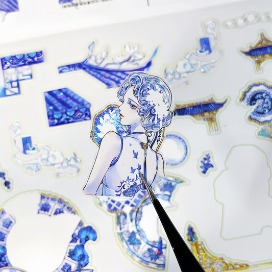 Tangle of Marvels 3D Sticker | 2 Cute Miniature Scenes