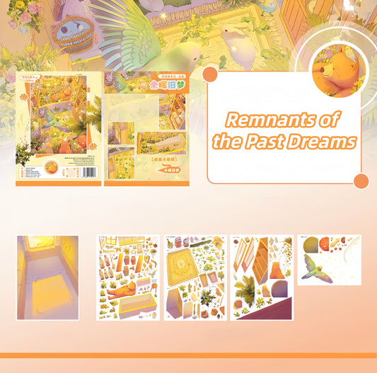 Dreamlike Adventure 3D Sticker | 2 Cute Miniature Scenes