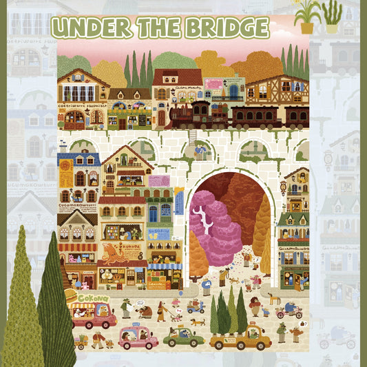 Under the Bridge 3D Sticker