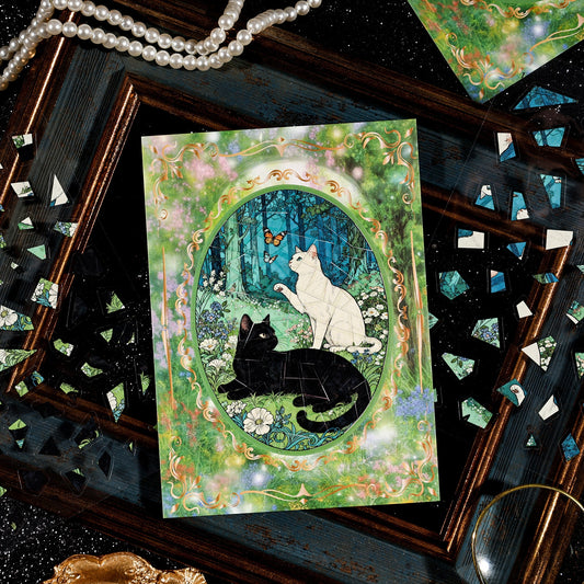 Shrine Glow 3D Sticker | 4 Cute Miniature Scene