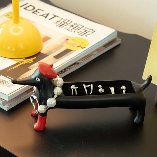 Dachshund Ring Jewelry Box
