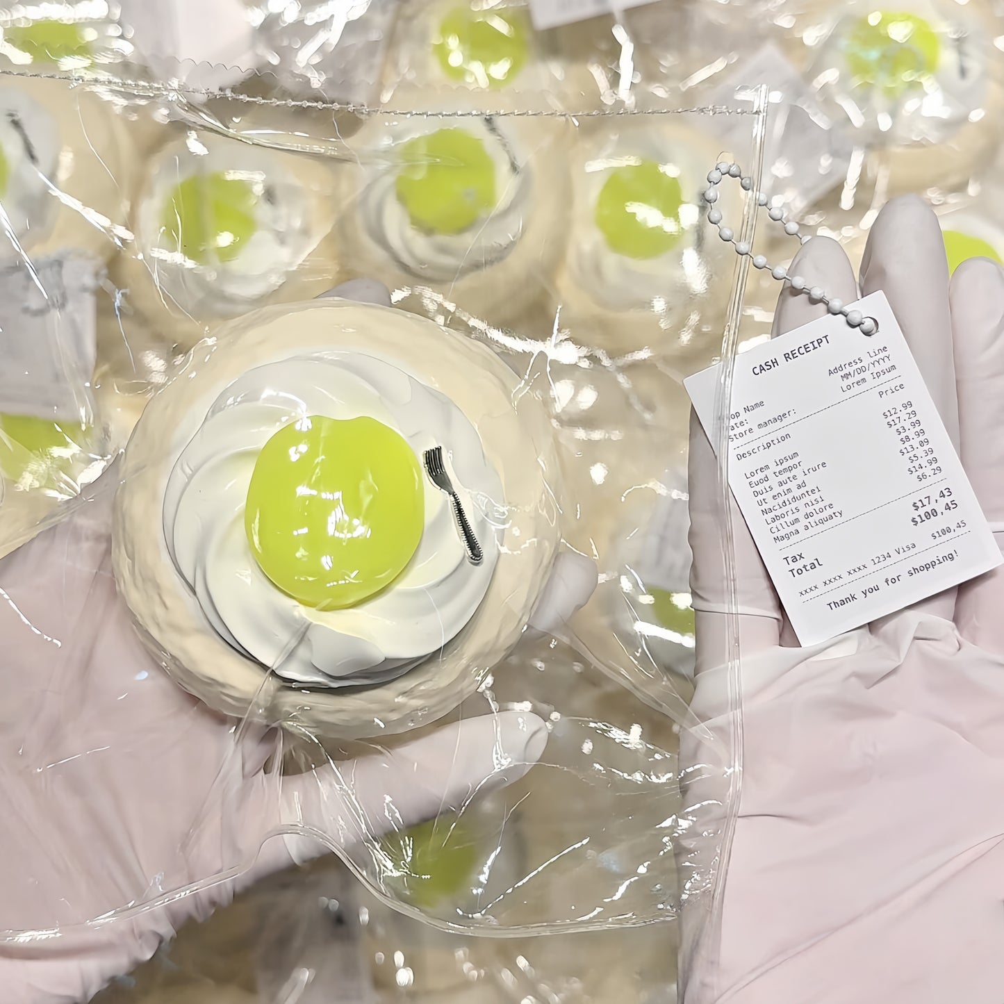 Creamy Grape Bun Squishy