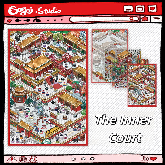 An Odyssey of Whimsy 3D Sticker | 5 Cute Miniature Scenes