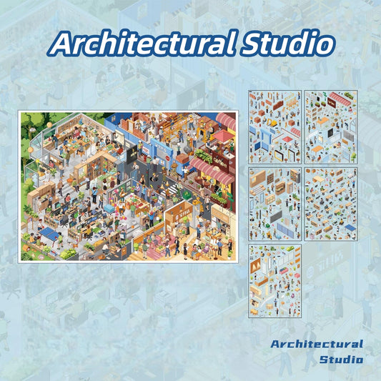 Architectural Studio 3D Sticker