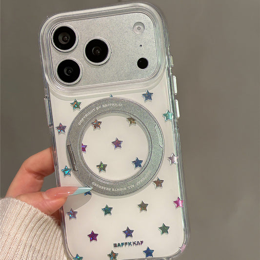 Colorful Gilt Stars Stand Acrylic Phone Case