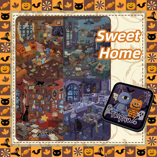 Sweet Home & Natural Elements 3D Sticker | 8 Cute Miniature Scenes