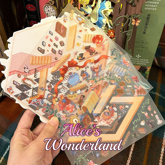 Alice's Wonderland 3D Sticker