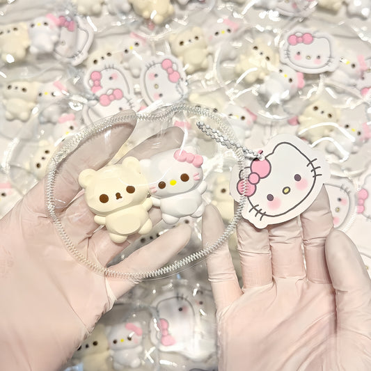 Bear Girl & Kitty Squishy