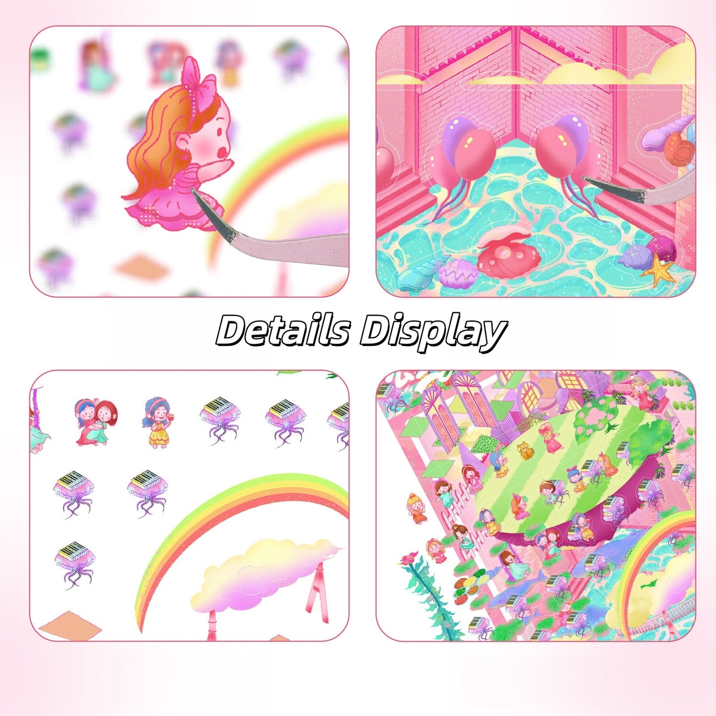 Princess Castle Life 3D Sticker