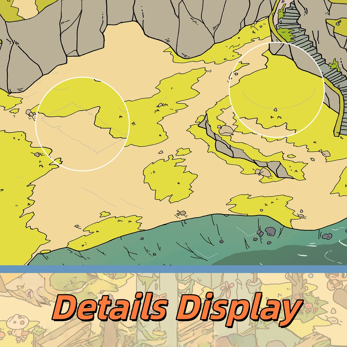 Gathering Glen 3D Sticker | 3 Cute Miniature Scenes