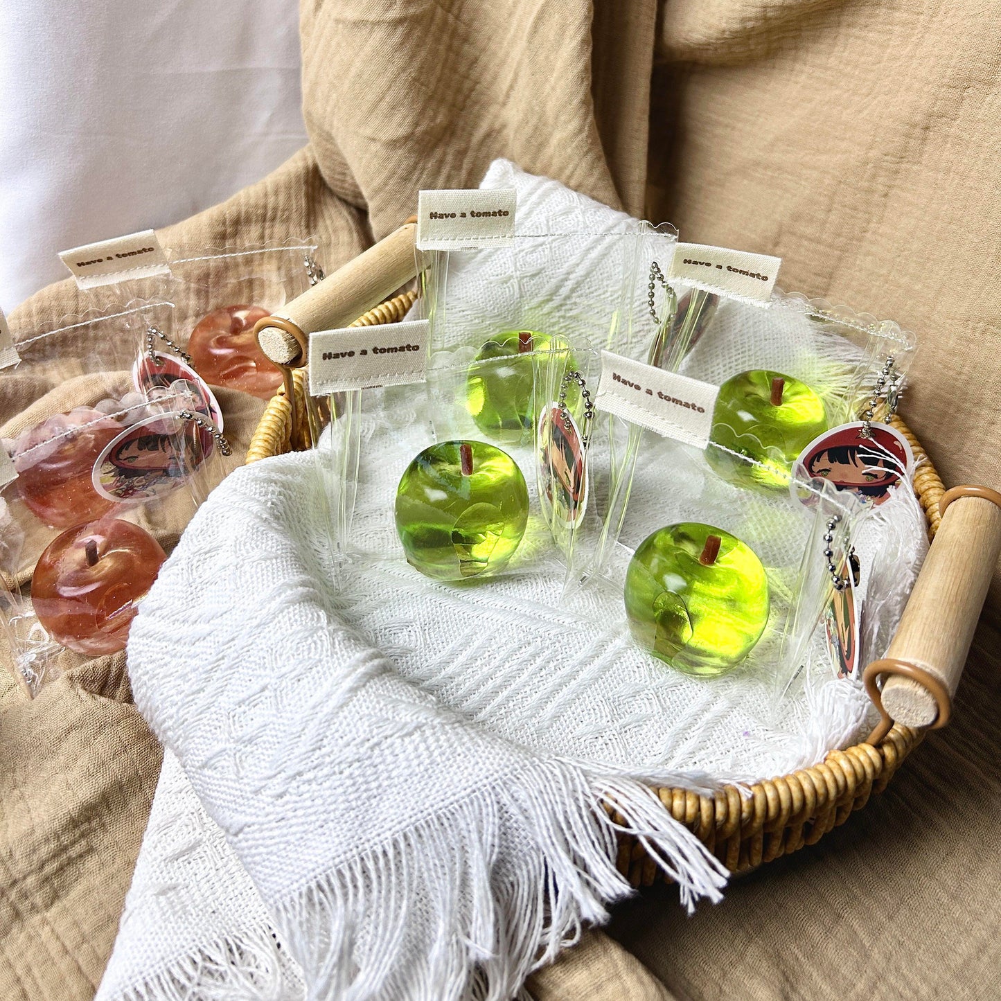 Crystal Green Apple Squishy