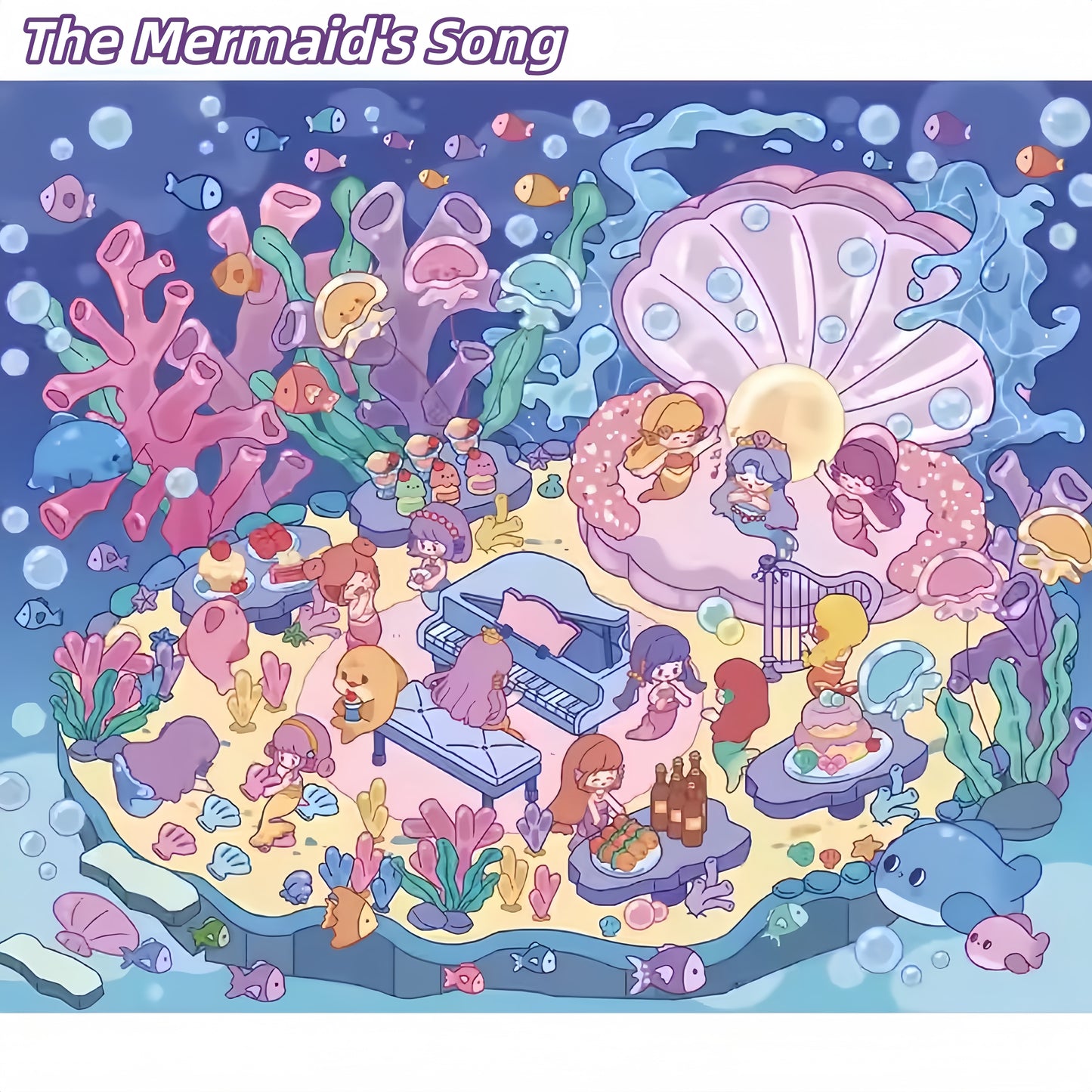 Animal's Wonderland 3D Sticker | 4 Cute Miniature Scenes