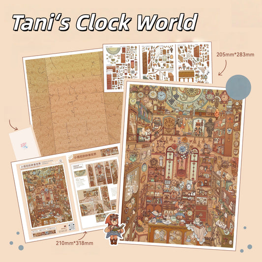 Fantasy Worlds 3D Sticker | 4 Cute Miniature Scenes