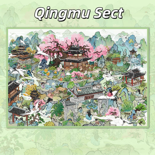 Mystic World 3D Sticker | 2 Cute Miniature Scenes