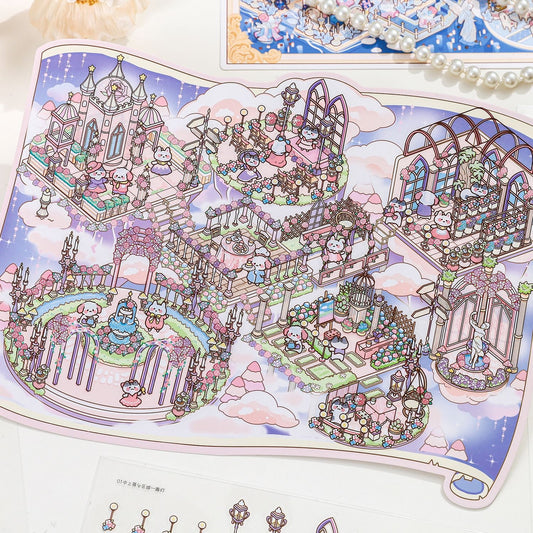 Nursery Rhyme 3D Sticker | 2 Cute Miniature Scenes