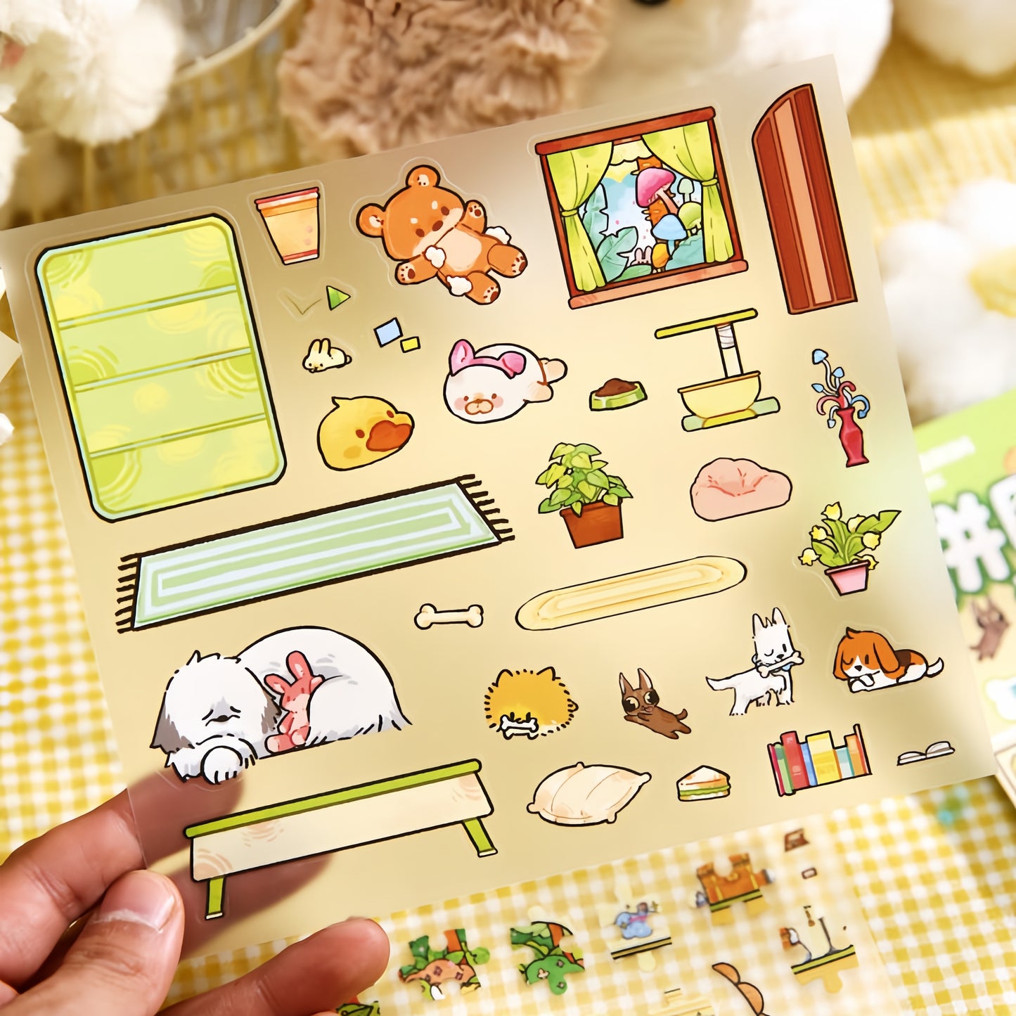 A Tail of Wonder 3D Sticker | 2 Cute Miniature Scenes