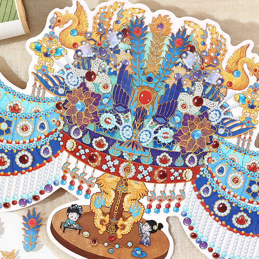 Antique Restoration 3D Sticker | 2 Cute Miniature Scenes