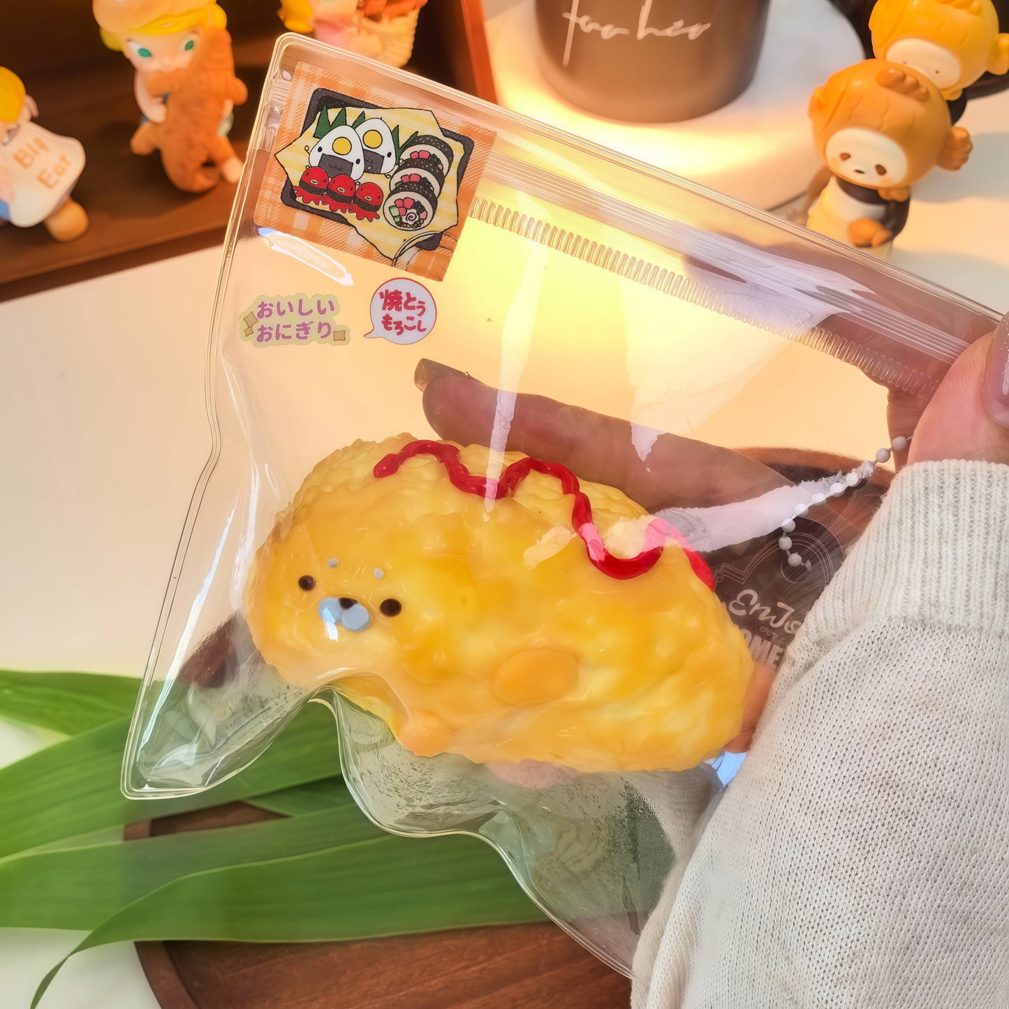 Seal Tempura Shrimp Rice Ball Squishy