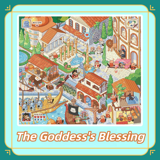 Mythical City 3D Sticker | 3 Cute Miniature Scenes