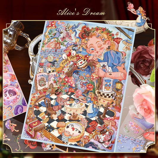 Alice in Wonderland 3D Sticker