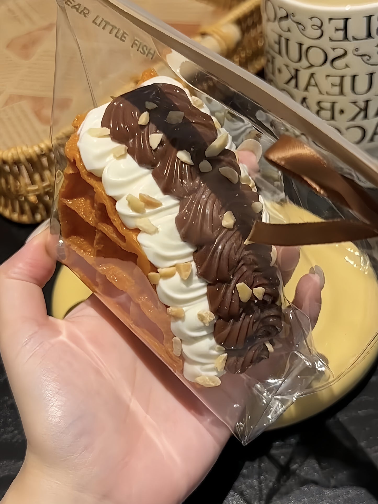 Peanut Butter Waffle Squishy