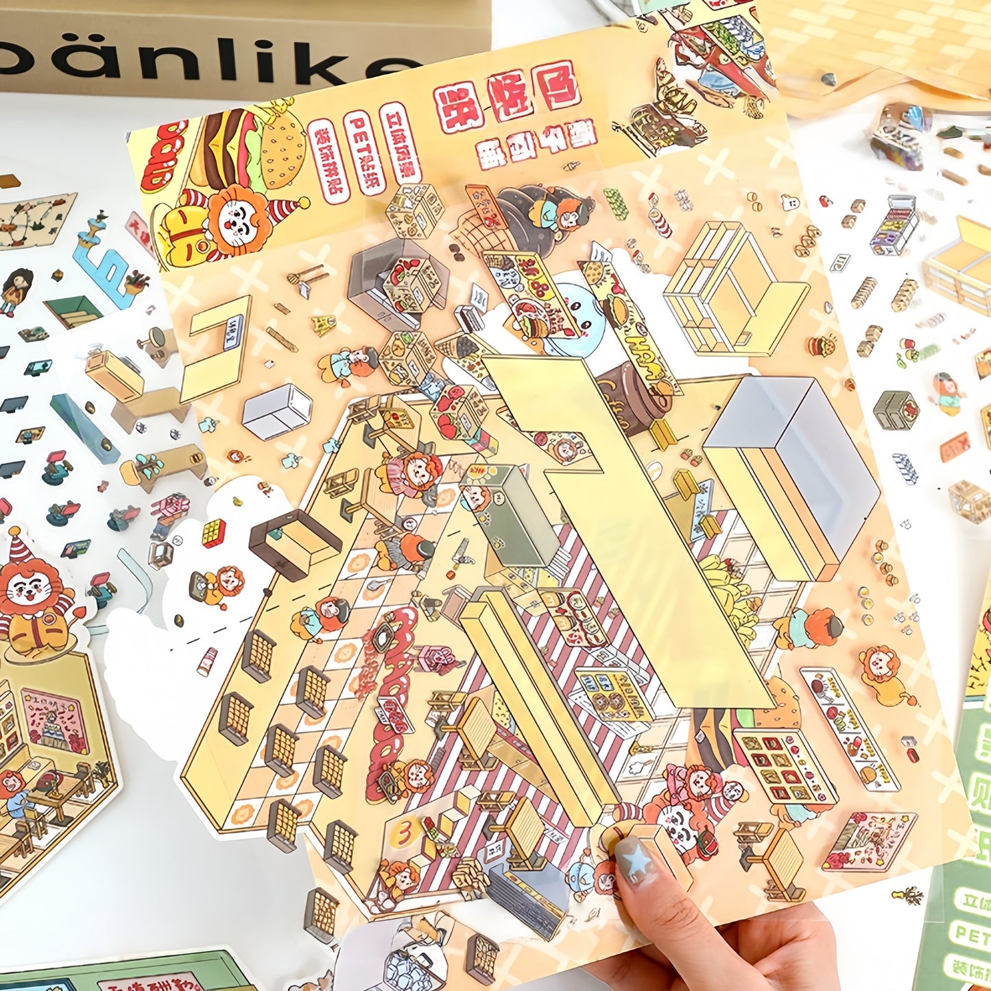 Fairytale Bazaar 3D Sticker | 2 Cute Miniature Scenes