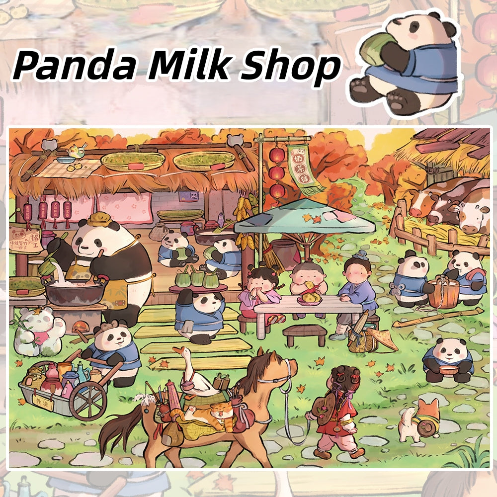 Paw Shops 3D Sticker | 4 Cute Miniature Scenes