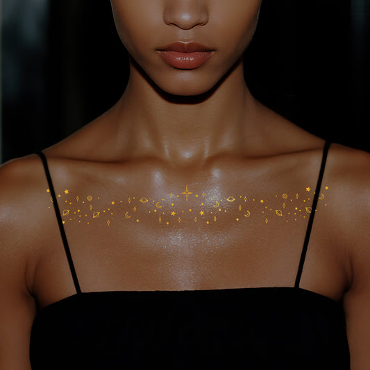 Stardust Kiss Temporary Tattoo