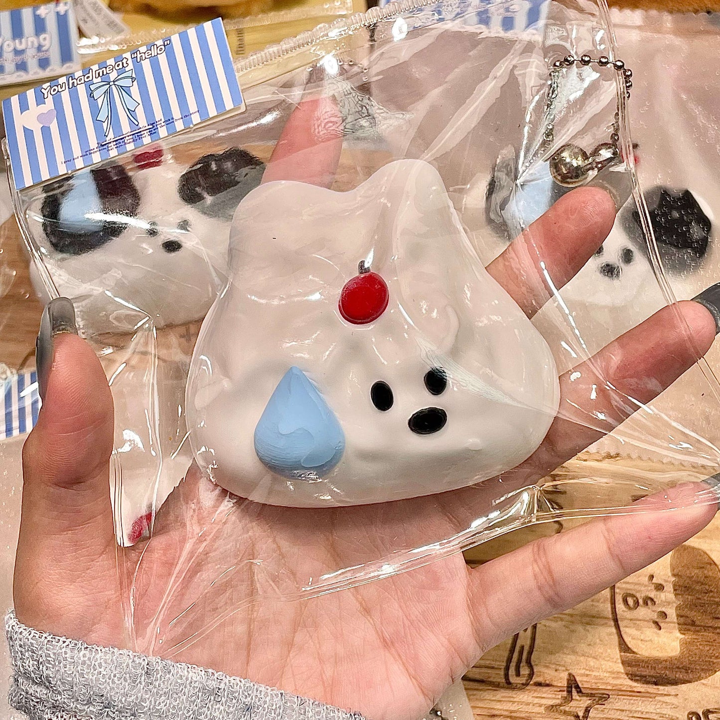 Done-with-Life Pup & Bunny Squishy