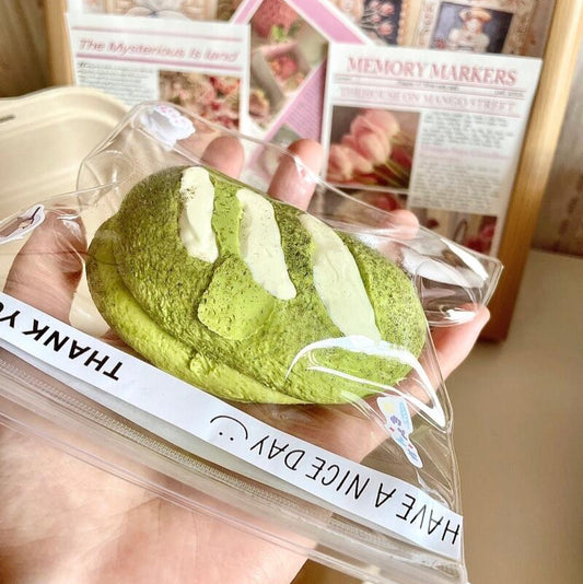 Double-Layer Matcha Baguette Squishy