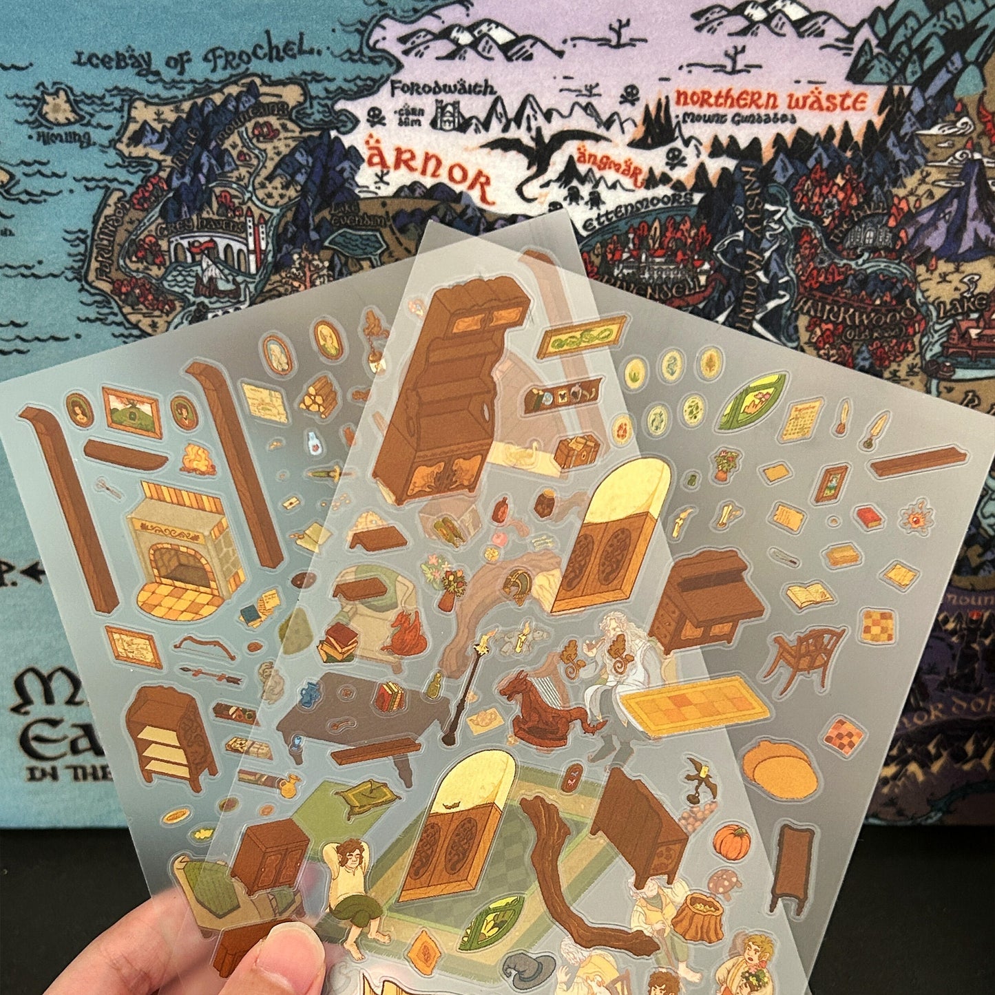Hobbiton 3D Sticker