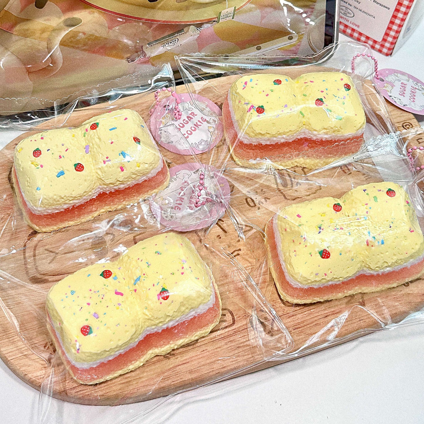 Strawberry Milk Two-Pack Squishy