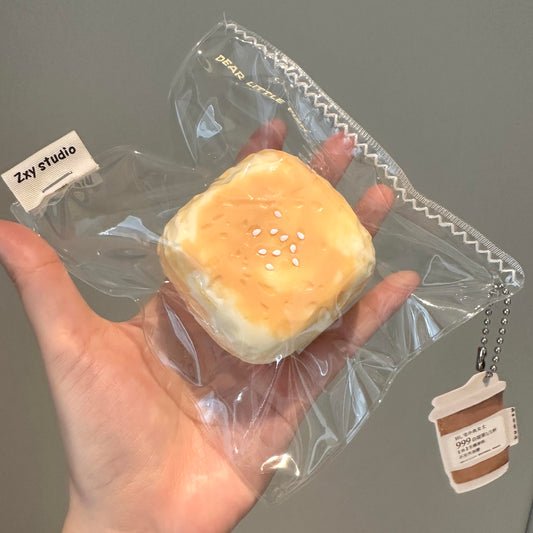 Cheese Milk-Crust Bun Squishy