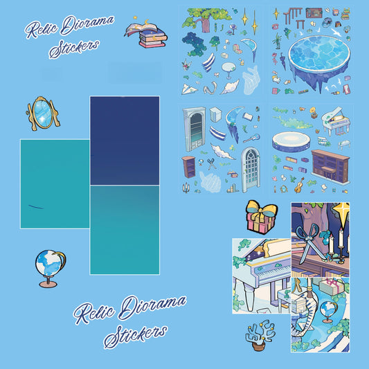 Relic Diorama Stickers 3D Sticker