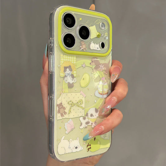 Green Apple Westie Magnetic Stand Acrylic Phone Case