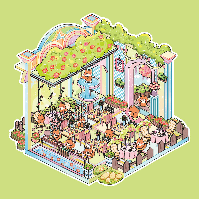 Dream Store 3D Sticker | 4 Cute Miniature Scenes