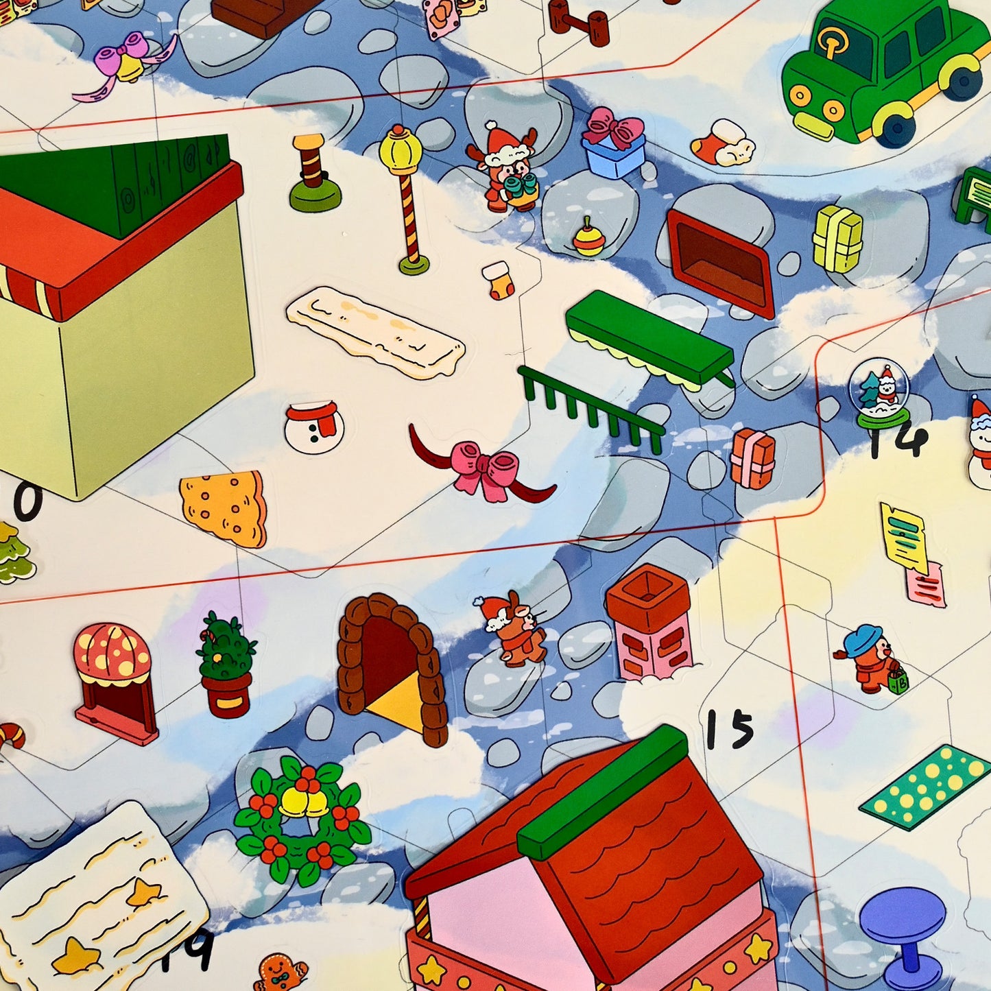 Christmas Eve In Grindelwald 3D Sticker