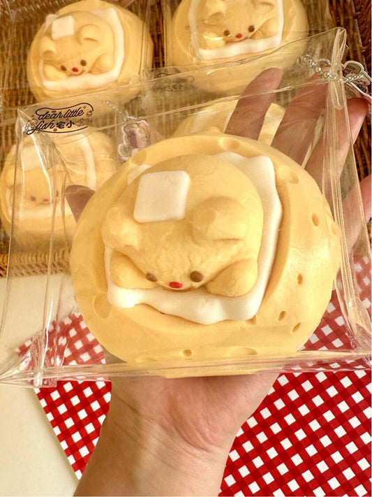 Butter Bear Cheese Squishy