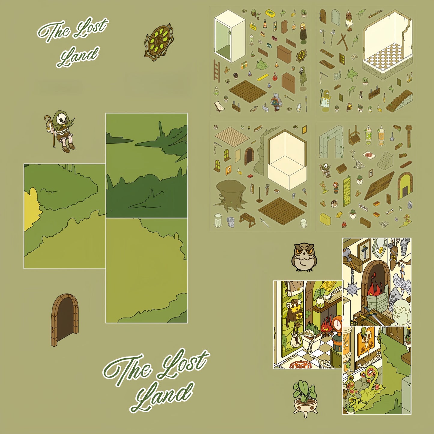 The Lost Land 3D Sticker