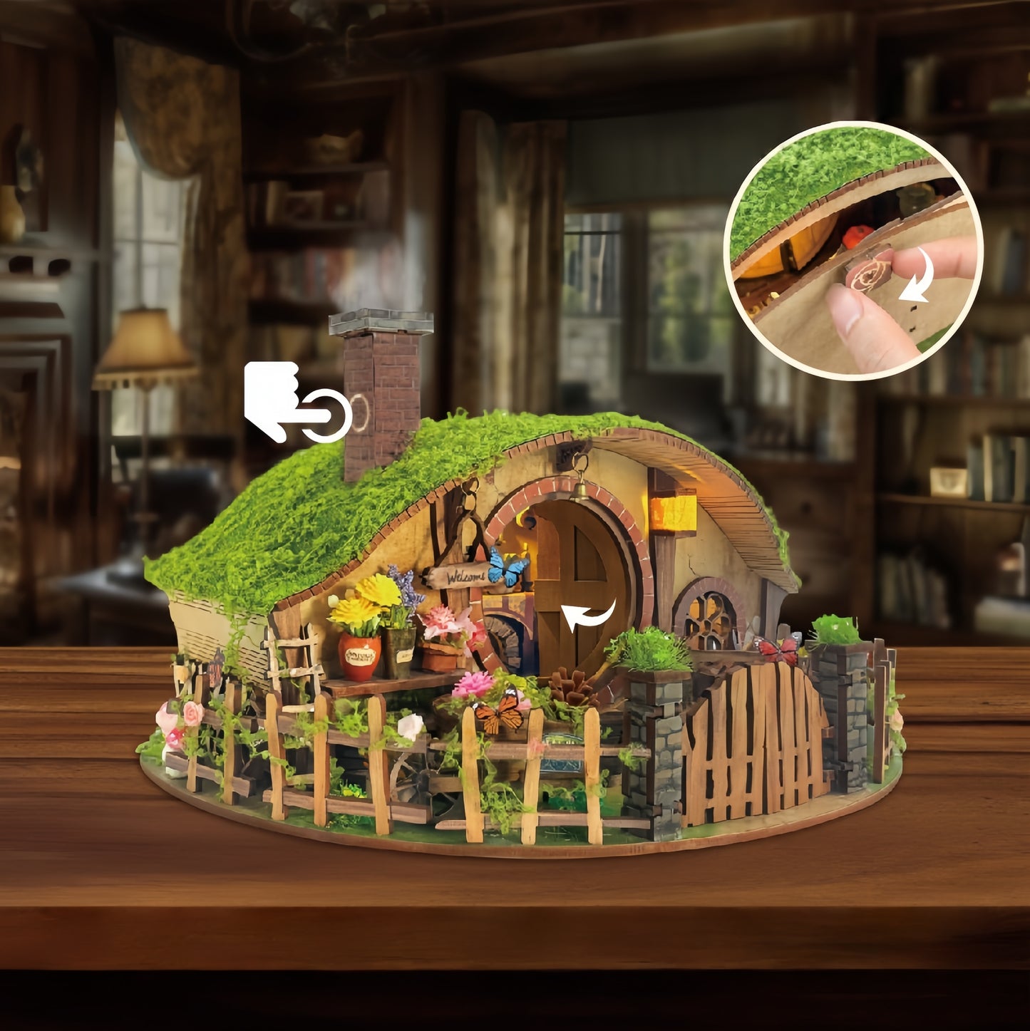 Magic Ring Cottage DIY Miniature House - English Instructions
