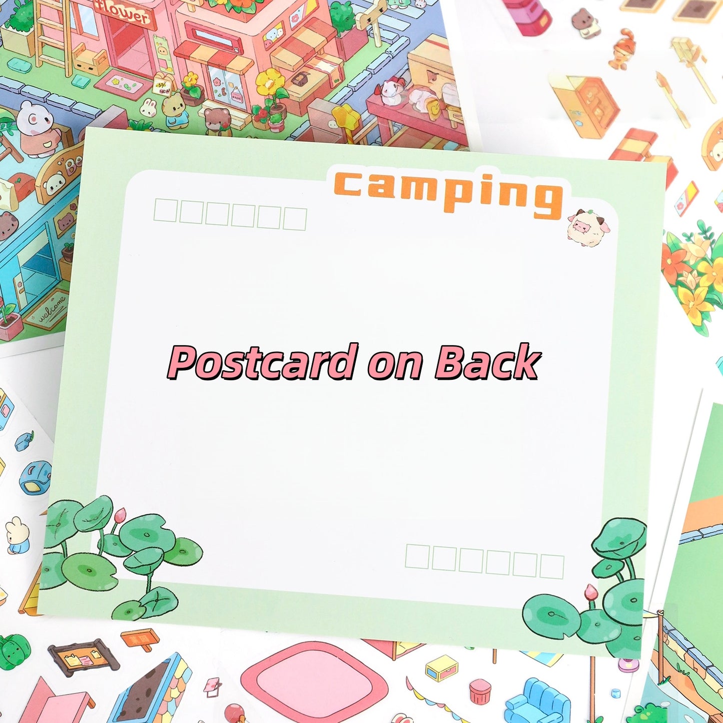 Tiny Animal Wonders 3D Sticker | 2 Cute Miniature Scenes