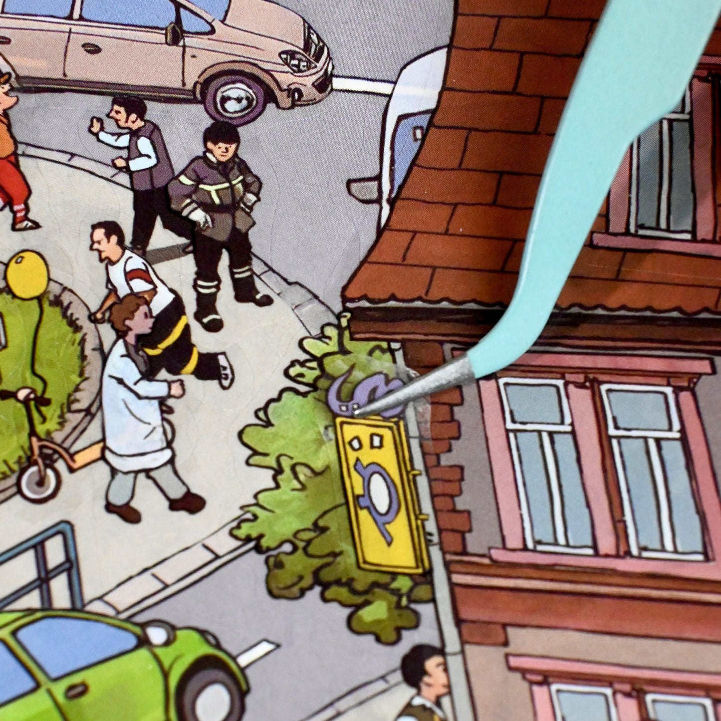 Street Scenes 3D Sticker | 4 Cute Miniature Scenes