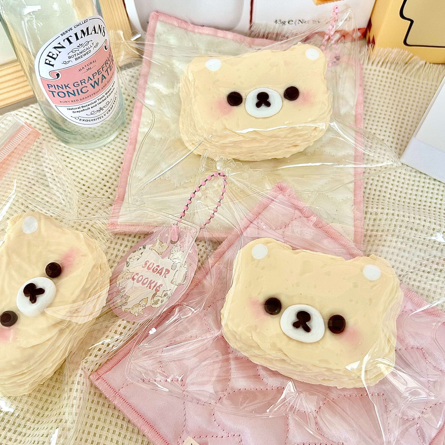 Double-Layer Yogurt Bear Squishy