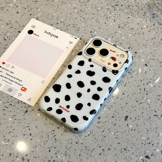 Cartoon Dalmatian Magnetic Stand Acrylic Phone Case