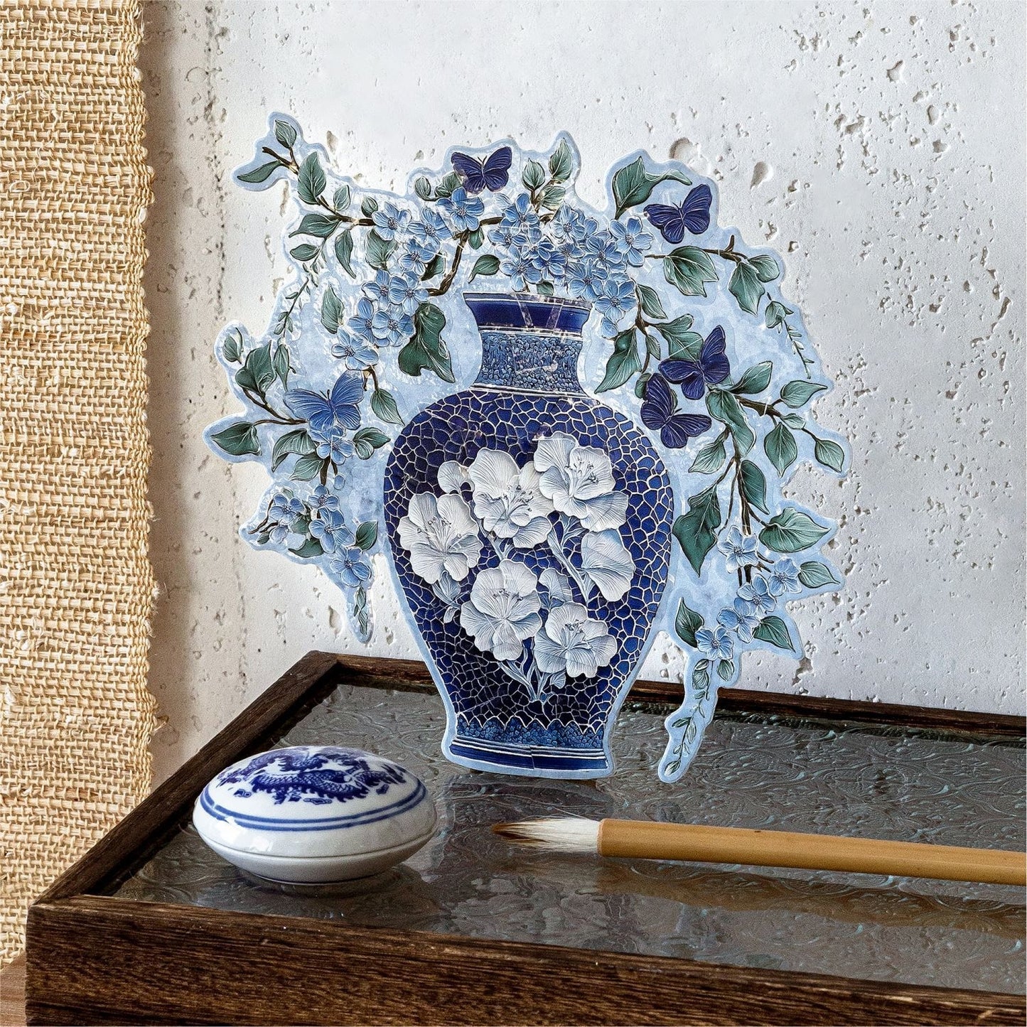 Antique Restoration 3D Sticker | 4 Cute Miniature Scenes